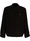 Polo Ralph Lauren Bi-swing Lightweight Zipped Jacket Clothing In Black