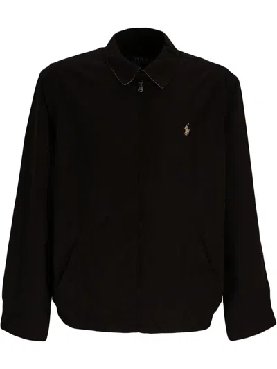 Polo Ralph Lauren Bi-swing Lightweight Zipped Jacket Clothing In Black
