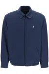 Polo Ralph Lauren Mens French Navy Classic New Fit Bi-swing Windbreaker Jacket In Blue