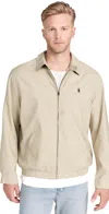 Polo Ralph Lauren Mens Lightweight Windbreaker Regular Big Tall In Khaki Uniform