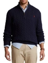 Polo Ralph Lauren Men's Cable-knit Cotton Sweater In Hunter Navy