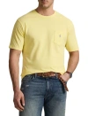 Polo Ralph Lauren Big & Tall Classic Fit Jersey Crewneck Pocket Tee In Gold