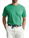 Polo Ralph Lauren Big & Tall Classic Fit Jersey Crewneck Pocket Tee In Raft Green