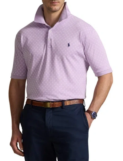 Polo Ralph Lauren Big & Tall Classic Polo Shirt In Powder Purple