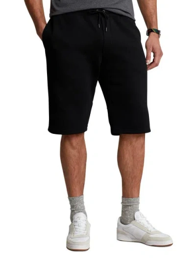 Polo Ralph Lauren Men's Big & Tall Double-knit Shorts In Polo Black