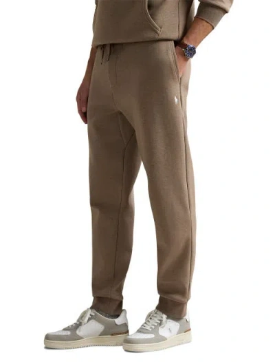 Polo Ralph Lauren Big & Tall Double-knit Joggers In Brown Heather