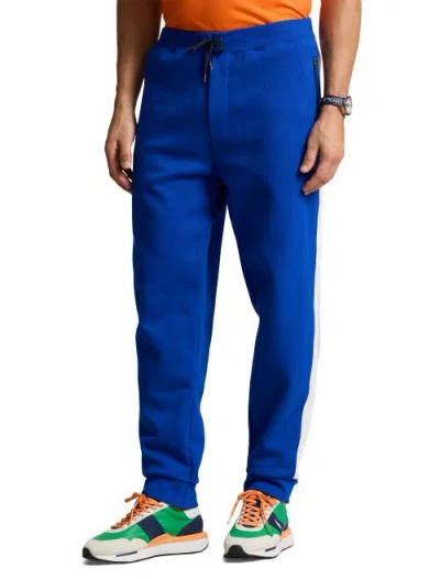 Polo Ralph Lauren Big & Tall Double-knit Tech Track Pants In Sapphire Star Multi