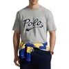 Polo Ralph Lauren Big & Tall Jersey Graphic T-shirt In Gray