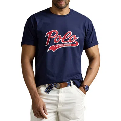POLO RALPH LAUREN POLO RALPH LAUREN BIG & TALL JERSEY GRAPHIC T-SHIRT