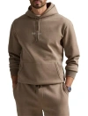 Polo Ralph Lauren Big & Tall Logo Double-knit Hoodie In Brown Heather