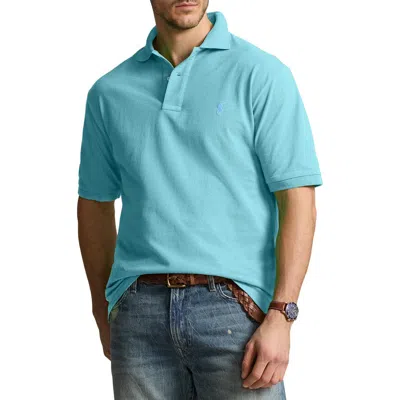 Polo Ralph Lauren Big & Tall Mesh Polo Shirt In Green