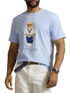 Polo Ralph Lauren Big & Tall Polo Bear Jersey T-shirt In Cornflower Blue