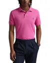 Polo Ralph Lauren Custom Slim Fit Mesh Polo Shirt In Peony