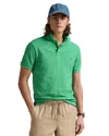 Polo Ralph Lauren Custom Slim Fit Mesh Polo Shirt In Raft Green
