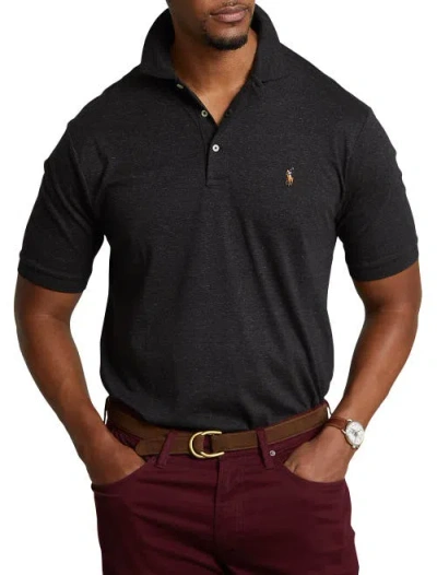 Polo Ralph Lauren Big & Tall Soft Touch Polo Shirt In Black