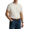 Polo Ralph Lauren Classic Fit Jersey V-neck T-shirt In American Heather