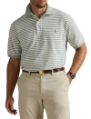 Polo Ralph Lauren Striped Cotton Polo Shirt In Green