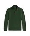 Polo Ralph Lauren Ribbed-knit Half-zip Pullover In Green