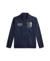 Polo Ralph Lauren Toddler And Little Boys Striped Letterman Coach's Jacket In Cdw Pinstripe