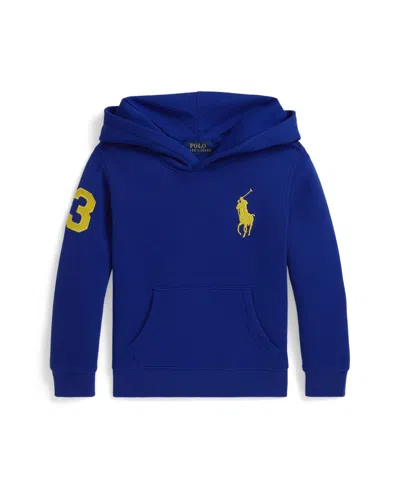 Polo Ralph Lauren Kids' Big Boys Big Pony Fleece Hoodie In Blue