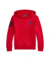 Polo Ralph Lauren Toddler And Little Boys Big Pony Fleece Hoodie In Red