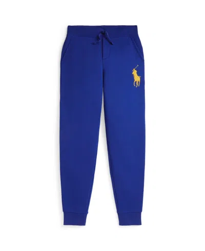 Polo Ralph Lauren Kids' Big Boys Big Pony Fleece Jogger Pants In Blue