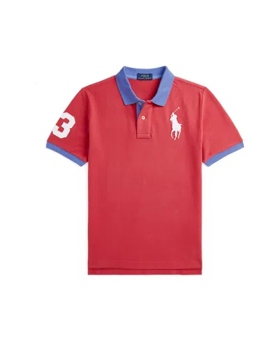 POLO RALPH LAUREN BIG BOYS BIG PONY MESH POLO SHIRT