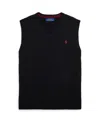 Polo Ralph Lauren Kids' Big Boys Cable-knit Cotton Sweater Vest In Polo Black