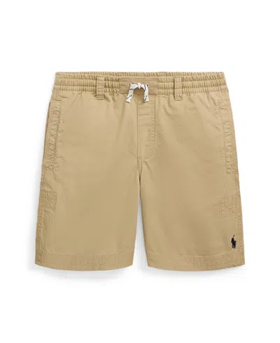 Polo Ralph Lauren Kids' Big Boys Chino Drawstring Shorts In Classic Khaki
