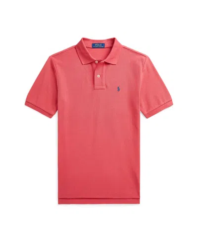 Polo Ralph Lauren Kids' Big Boys Classic Fit Cotton Mesh Polo Shirt In Nantucket Red