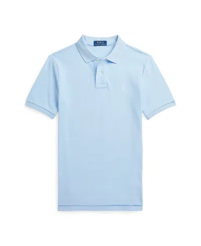 Polo Ralph Lauren Kids' Big Boys Classic Fit Cotton Mesh Polo Shirt In Office Blue