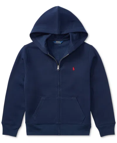 POLO RALPH LAUREN BIG BOYS COTTON FLEECE ZIP UP HOODIE