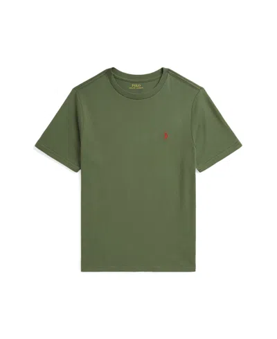Polo Ralph Lauren Kids' Big Boys Cotton Jersey Crewneck T-shirt In Green