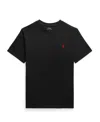 Polo Ralph Lauren Black Cotton T-shirt In Polo Black
