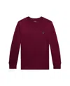 Polo Ralph Lauren Big Boys Cotton Jersey Long Sleeve T-shirt In Brown