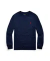 Polo Ralph Lauren Cotton-blend-fleece Sweatshirt In Cruise Navy
