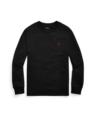 POLO RALPH LAUREN BIG BOYS COTTON JERSEY LONG-SLEEVE T-SHIRT