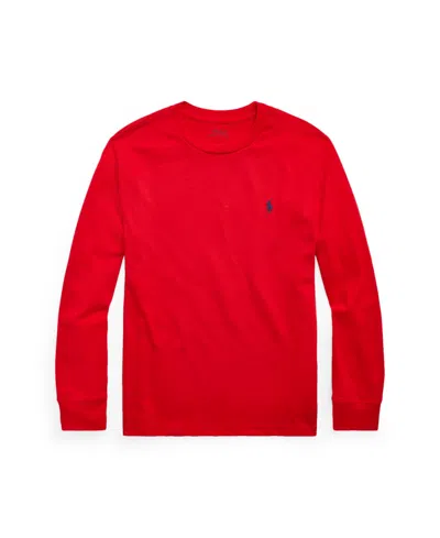 Polo Ralph Lauren Kids' Toddler And Little Boys Jersey Long-sleeve T-shirt In Rl2000 Red