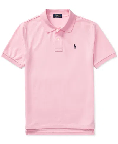 POLO RALPH LAUREN BIG BOYS COTTON MESH LOGO POLO SHIRT