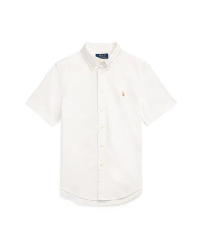POLO RALPH LAUREN BIG BOYS COTTON OXFORD SHORT-SLEEVE SHIRT