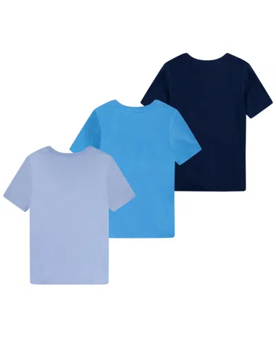 Polo Ralph Lauren Kids' Big Boys Crewneck Undershirts, 3 Pack In Blue