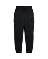 Polo Ralph Lauren Big Boys Fleece Cargo Jogger Pants In Black