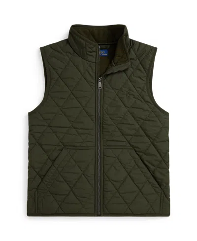 POLO RALPH LAUREN BIG BOYS FLEECE-LINED QUILTED VEST