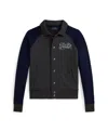 Polo Ralph Lauren Ralph Lauren Logo Fleece Jacket In Black
