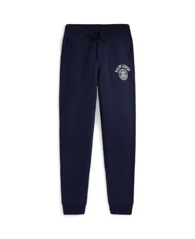 Polo Ralph Lauren Kids' Big Boys Logo Fleece Jogger Pants In Blue
