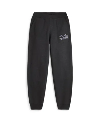 Polo Ralph Lauren Kids' Big Boys Logo Fleece Joggers In Black