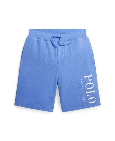 Polo Ralph Lauren Kids' Big Boys Logo Spa Terry Shorts In Harbor Island Blue