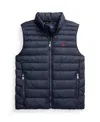 Polo Ralph Lauren Toddler And Little Boys P-layer 2 Packable Quilted Vest In Blue
