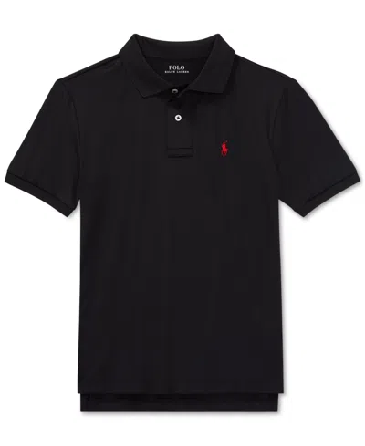 Polo Ralph Lauren Kids' Big Boys Performance Jersey Polo Shirt In Polo Black