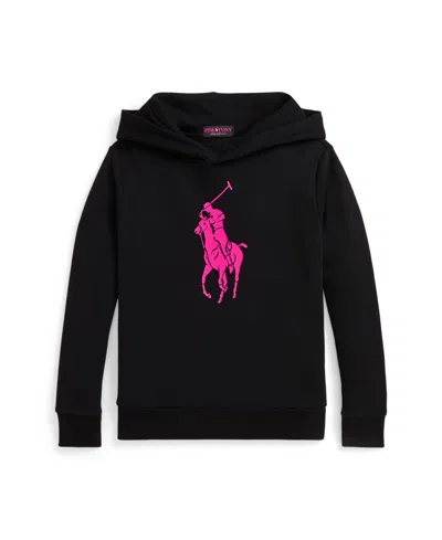 POLO RALPH LAUREN BIG BOYS PINK PONY FLEECE HOODIE